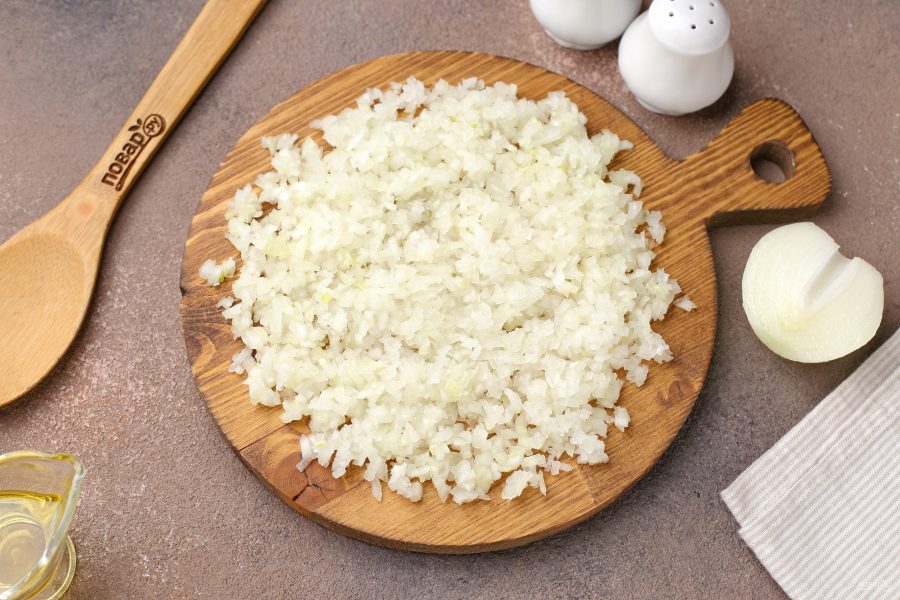 Нарезанный лук