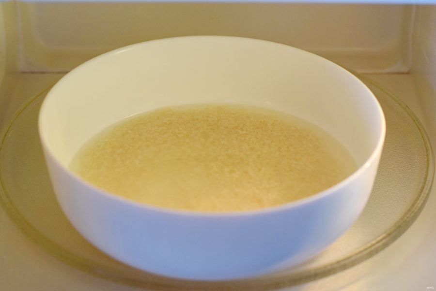 Рис в микроволновке