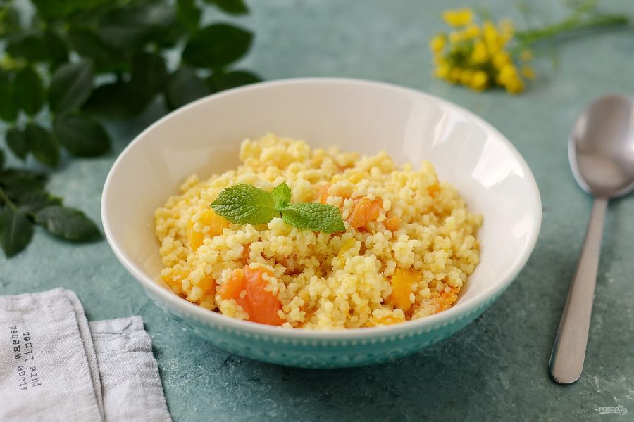 Пшенная каша с тыквой