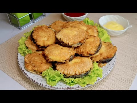 Видео рецепт Баклажаны с мясом в кляре