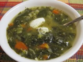 Борщ с щавелем и свининой в мультиварке