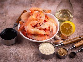 Креветки в соевом соусе