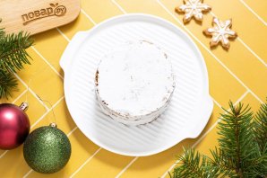 Бенто-торт на Новый год - фото шаг 12