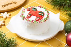 Бенто-торт на Новый год - фото шаг 16