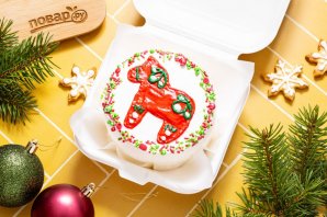 Бенто-торт на Новый год - фото шаг 19