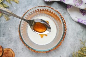 Блины с медом - фото шаг 4