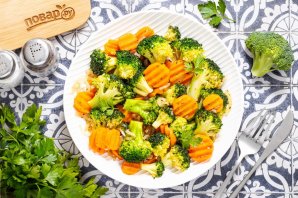 Брокколи с морковью - фото шаг 10