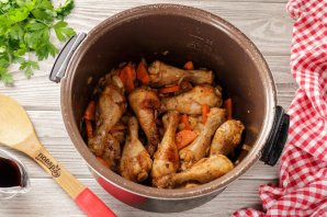 Гречка с голенью в мультиварке - фото шаг 9