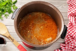 Гречка с голенью в мультиварке - фото шаг 11