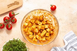 Тофу в аэрогриле - фото шаг 7