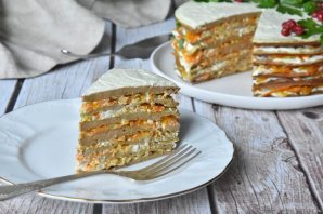 Печеночный торт из говяжьей печени - фото шаг 18