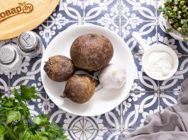 Салат из вареной свеклы