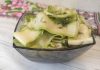 Закуска из молодых кабачков в соево-медовом маринаде
