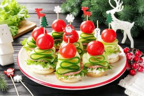 Закуска на шпажках на Новый год - фото шаг 10