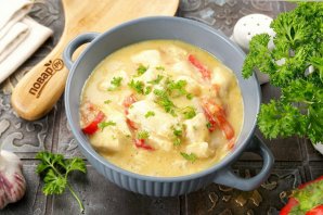 Фрикасе из курицы со сметаной - фото шаг 14