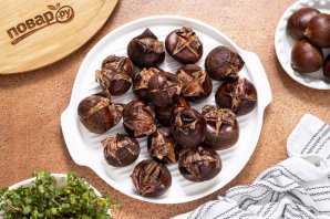 Каштаны в аэрогриле - фото шаг 8