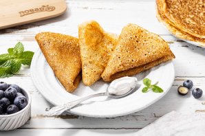 Блины дрожжевые постные - фото шаг 11