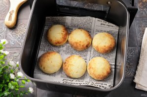 Замороженные сырники в аэрогриле - фото шаг 4