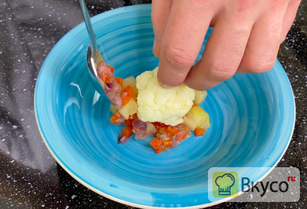 Постный суп пюре из цветной капусты с кокосовым молоком