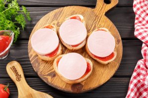 Горячие бутерброды в микроволновке - фото шаг 5