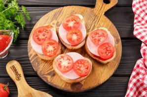 Горячие бутерброды в микроволновке - фото шаг 6