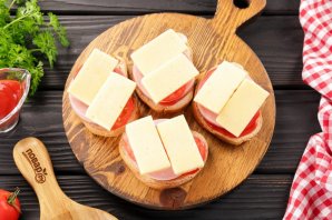 Горячие бутерброды в микроволновке - фото шаг 7