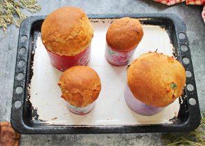 Очень мягкий пасхальный кулич - фото шаг 14