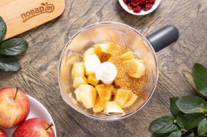 Постные яблочные кексы - фото шаг 3