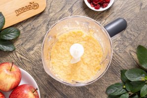 Постные яблочные кексы - фото шаг 4