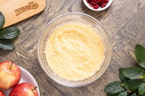 Постные яблочные кексы - фото шаг 5