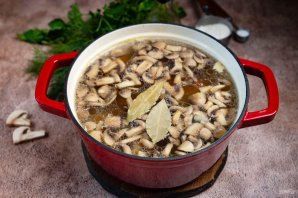 Постный грибной суп - фото шаг 10