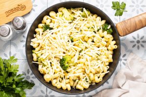 Паста с брокколи - фото шаг 9