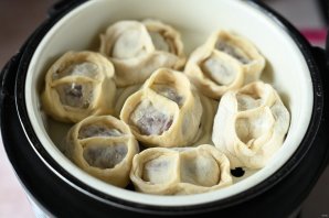 Манты с бараниной - фото шаг 14