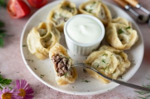 Манты с бараниной - фото шаг 16