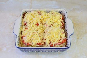 Мясо по-французски с картофелем и помидорами - фото шаг 10